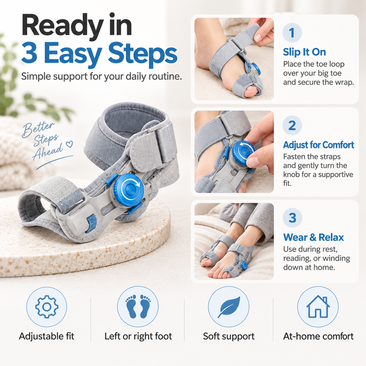 AlignStep™ Bunion Corrector