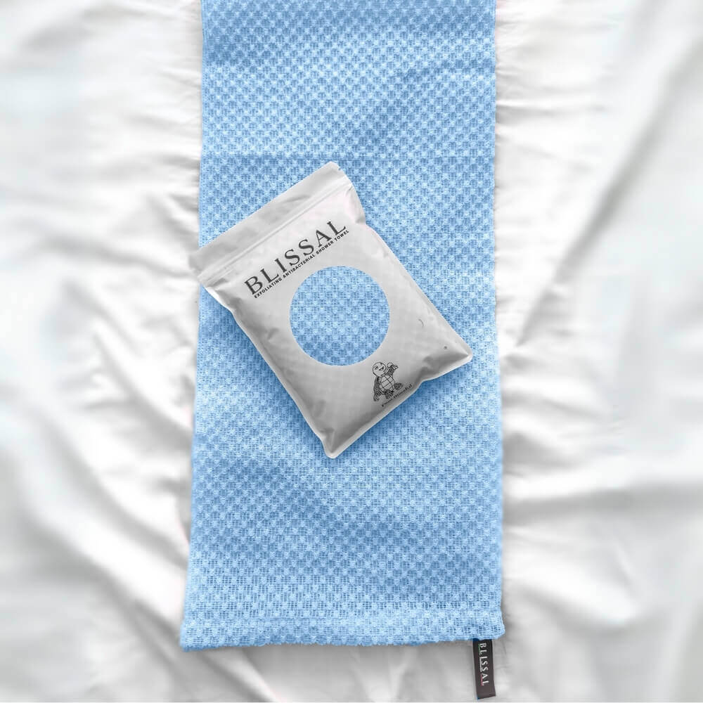 Blissal – exfoliační antibakteriální sprchový ručník