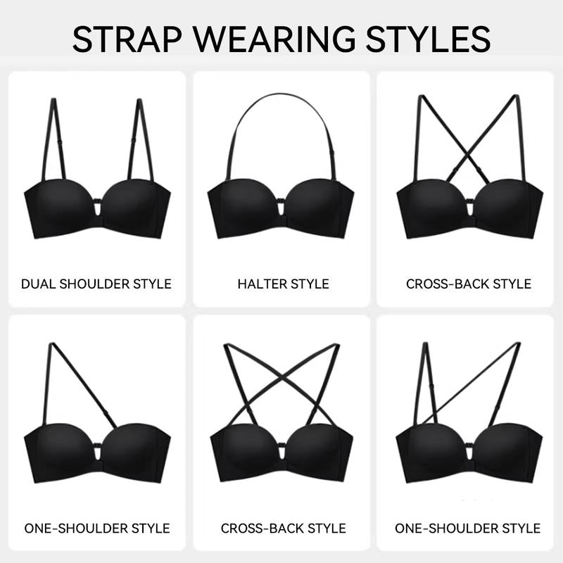 Czucoon® Womens Strapless Push Up Bra