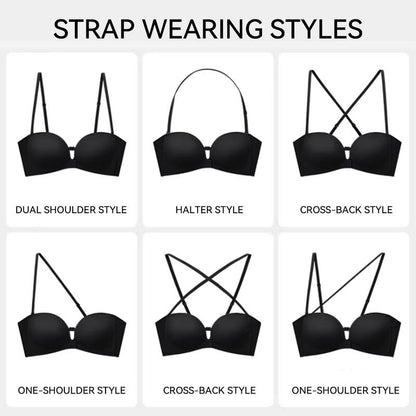 Czucoon® Womens Strapless Push Up Bra